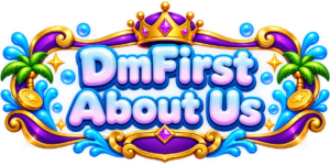 DmFirst About Us banner explaining the platform and guide