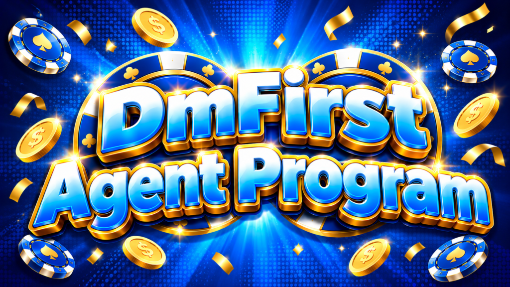 DmFirst Agent Program banner with team and daily earnings graphics